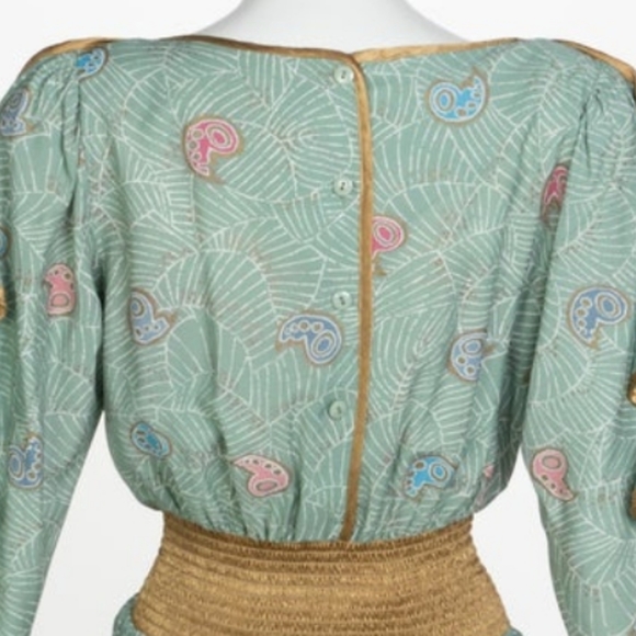 Jeanne Marc Vintage 80s Saks Fifth Ave Art Deco Perfect Halloween Costume - Picture 6 of 8